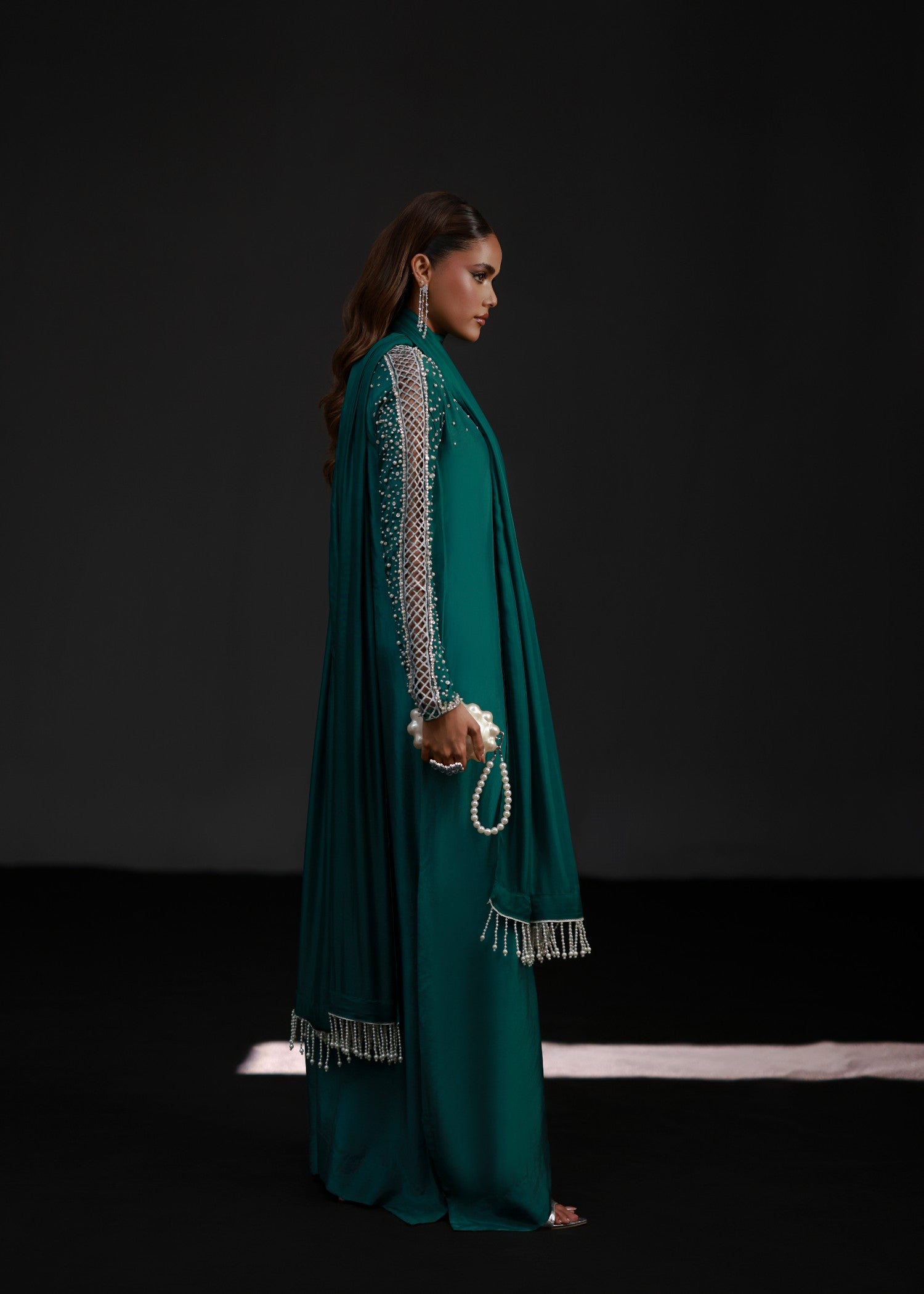 Ripret Emerald Gem Kaftan Women 2pcs