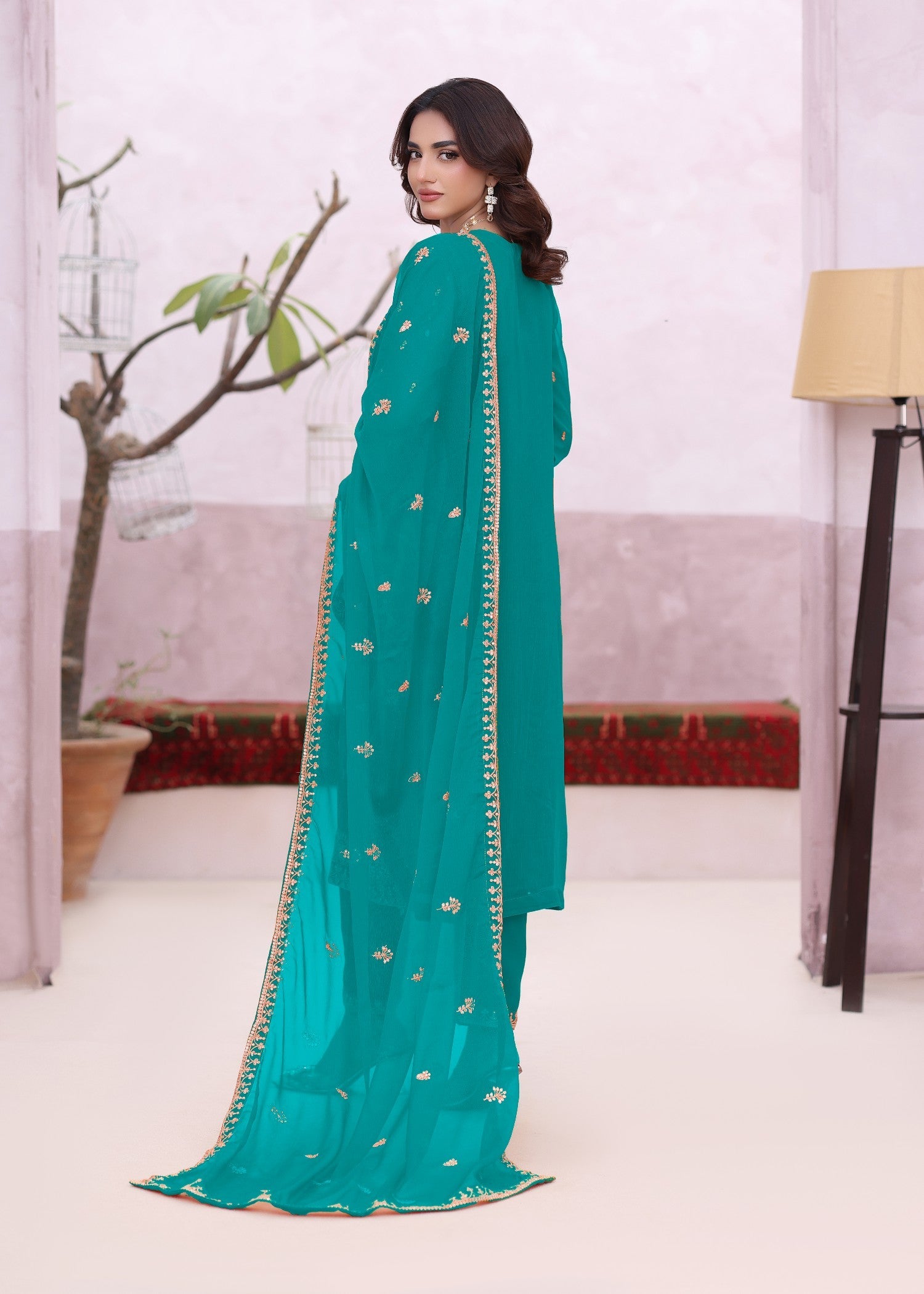 Abaan Zohan Ada Sea Green Women 3pcs