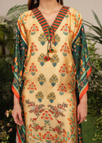 Tehzeeb Libas BUTTUR CUP KAFTAAN Women 2pcs