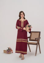 Naqash Maroon Women 2pcs