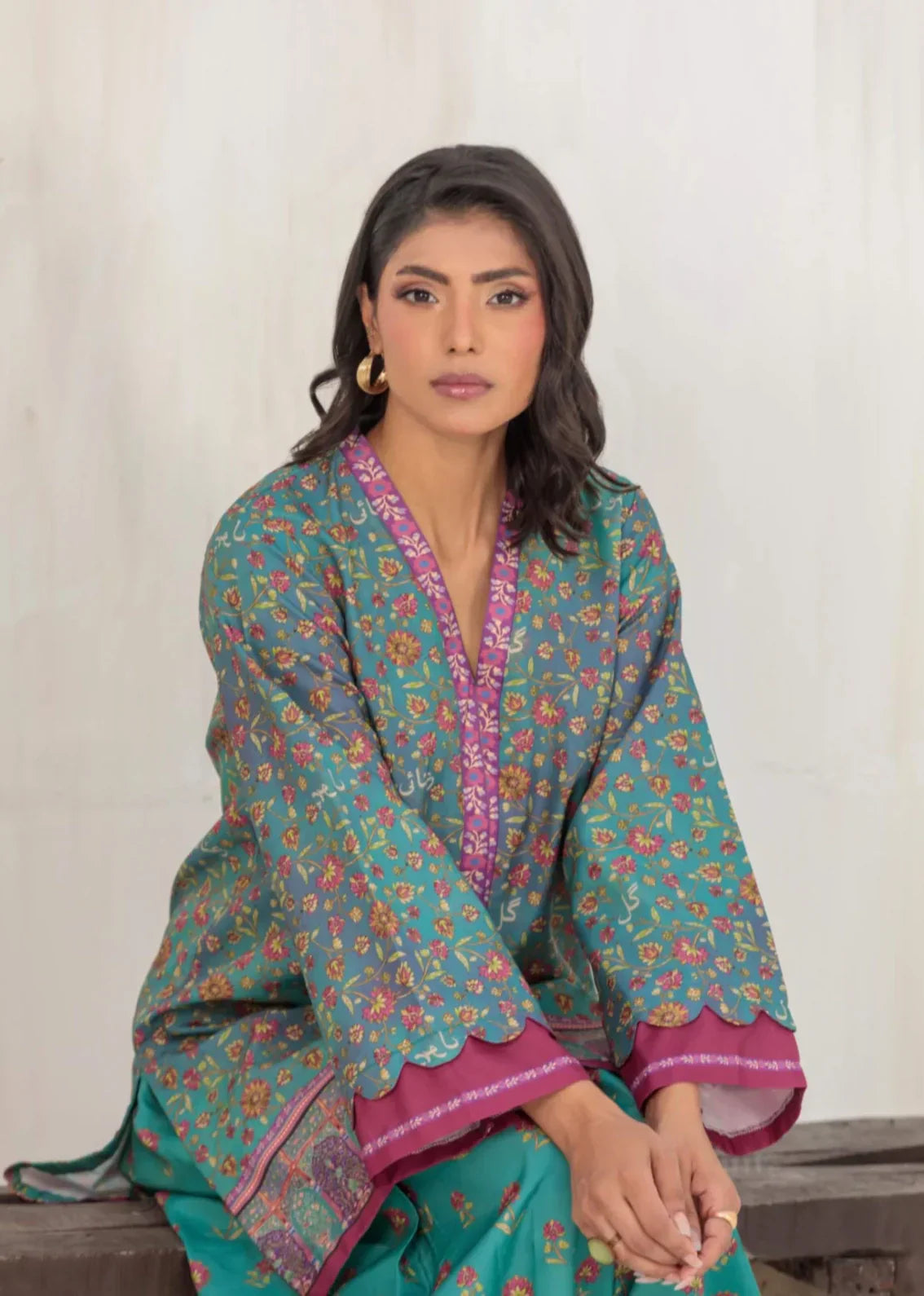 Zaymalpret Gul Kurta Set Women 2pcs