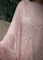 Inaaya Fashion Sunaira Pastel Pink Women 3pcs