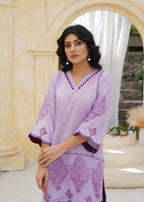 Mataish Lavender Bloom Cord Set Women 2pcs