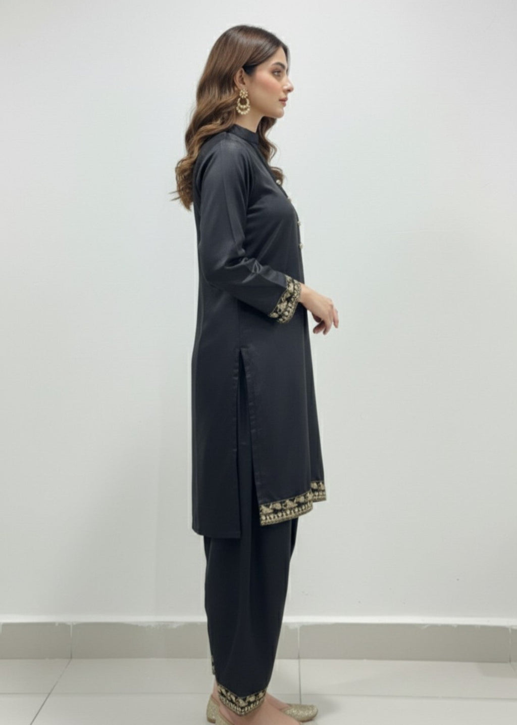 Shehroz Fashion BLACK FARSHI Women 3pcs
