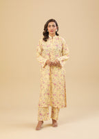 Zenyre Lemon Blossom Printed Set Women 2pcs