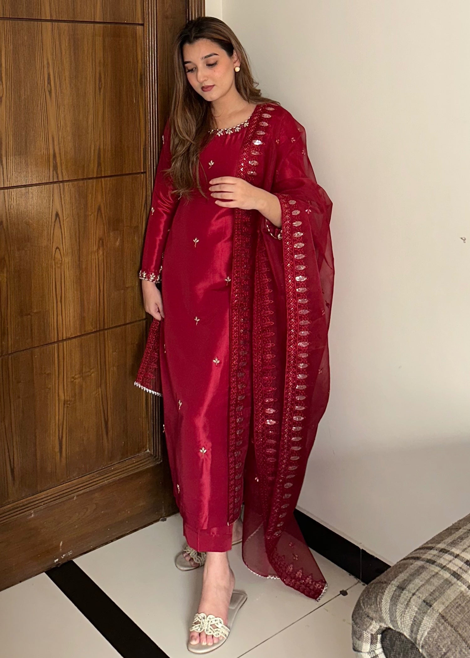 Laal Clothing Laal Crystal Women 3pcs