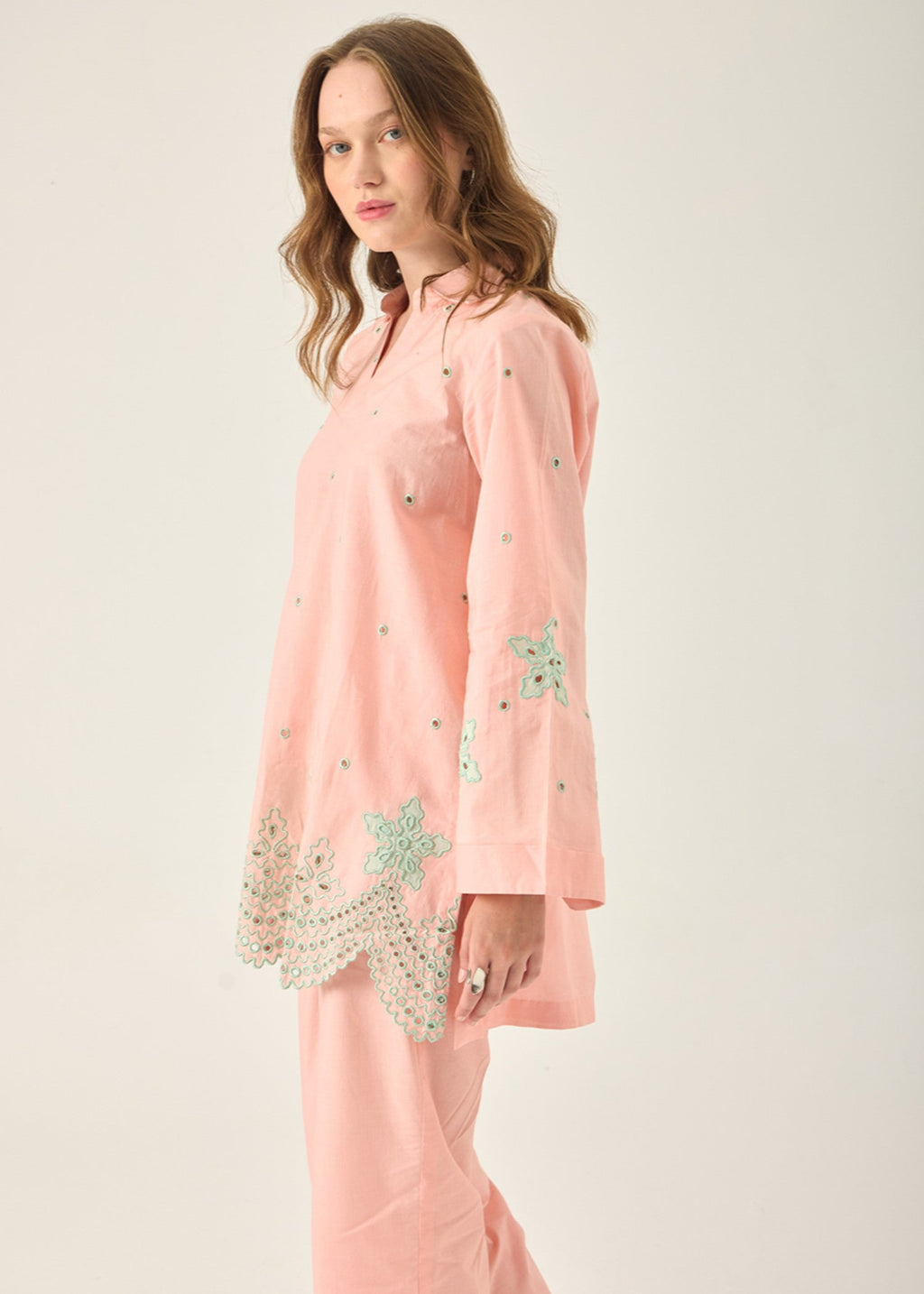 Kiara Serena – Embroidered Co ords Set Women 2pcs