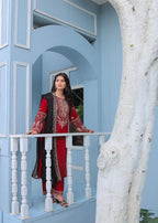 Shehroz Fashion Garnet Grace Embroidery suit Women 3pcs