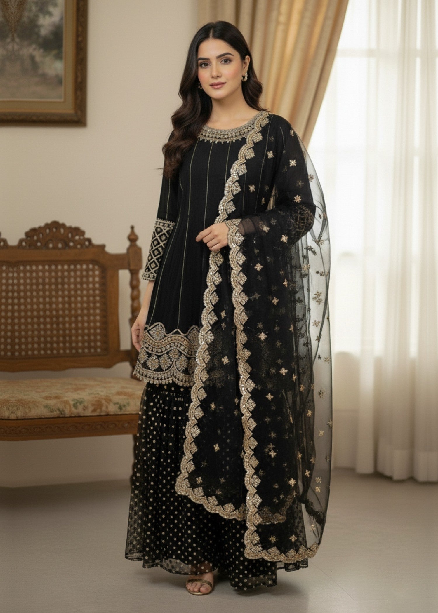 Diara Couture AKIRA US 560 BLACK Women 3pcs