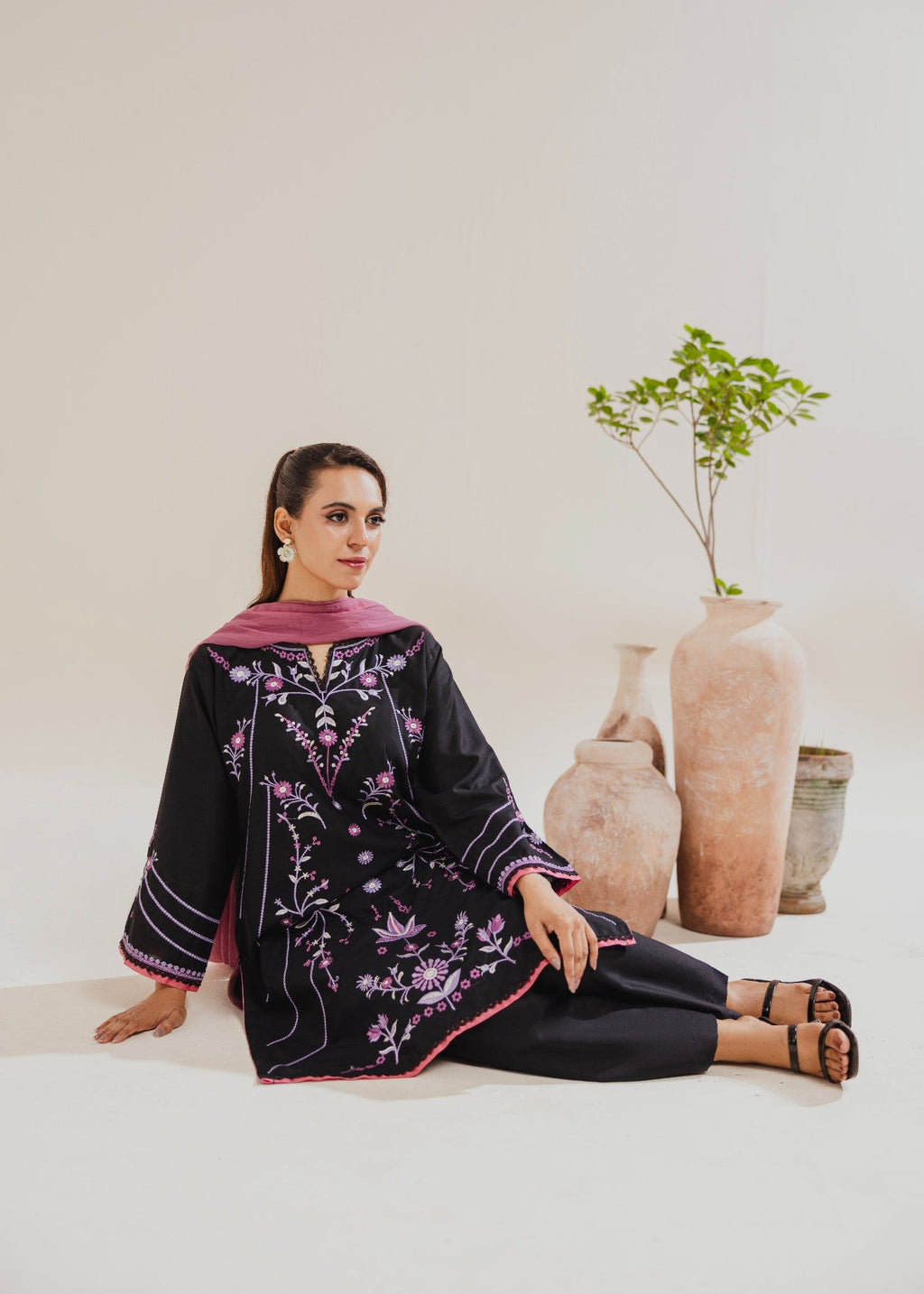 Zeephire ZARA EMB Women 3pcs