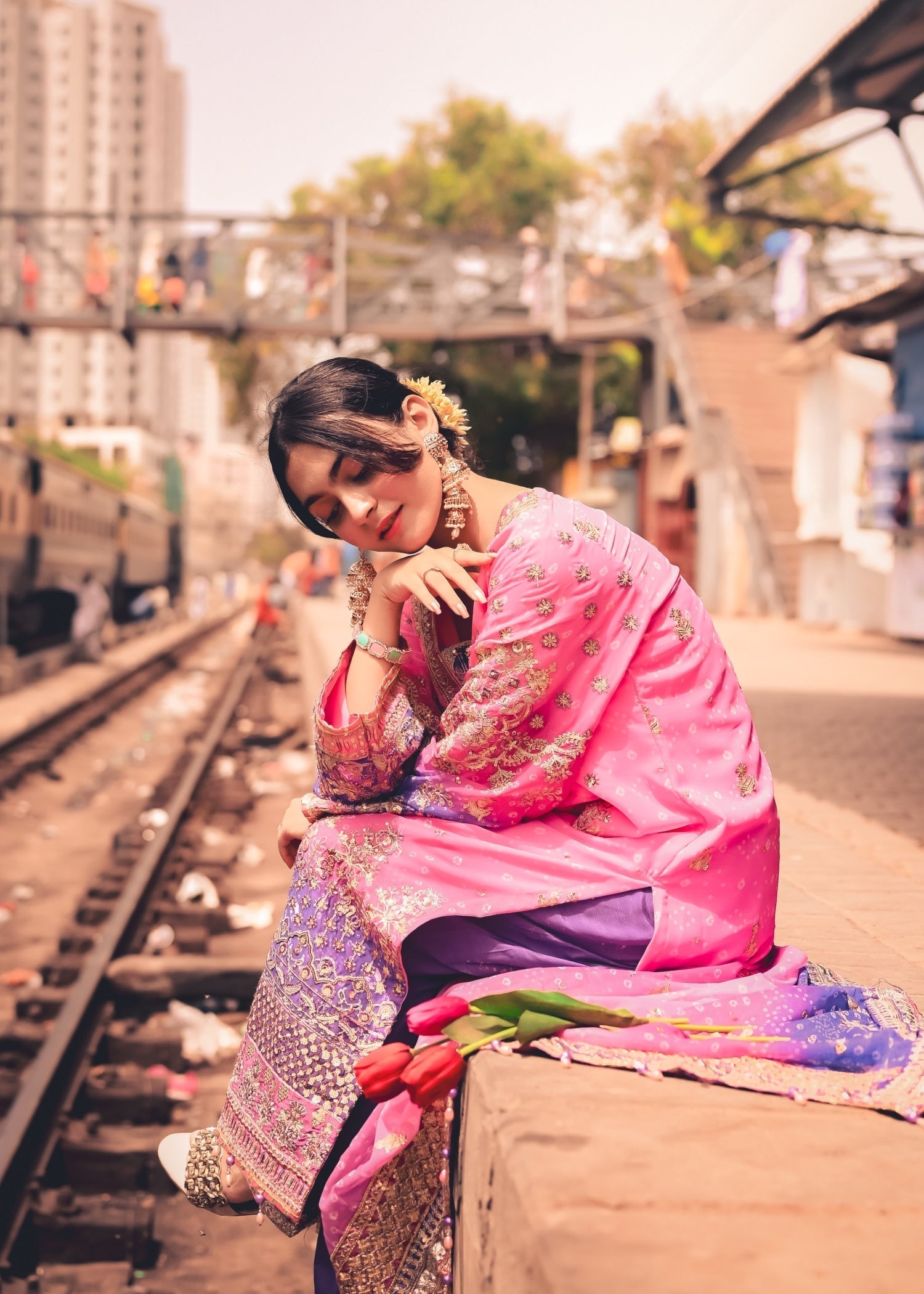 Suits By Sadia Desi glam Women 3pcs