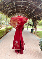 Suits By Sadia MAROON IRON STONE Women 3pcs