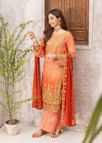 Kanwal Zainab Amber dusk Women 3pcs