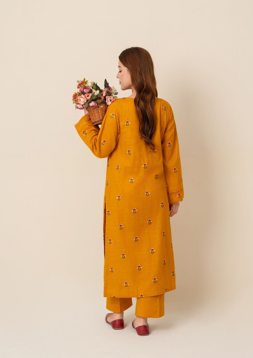 Yolo Pret Multi Embroidered Karandi AML W25 0020 Women 2pcs