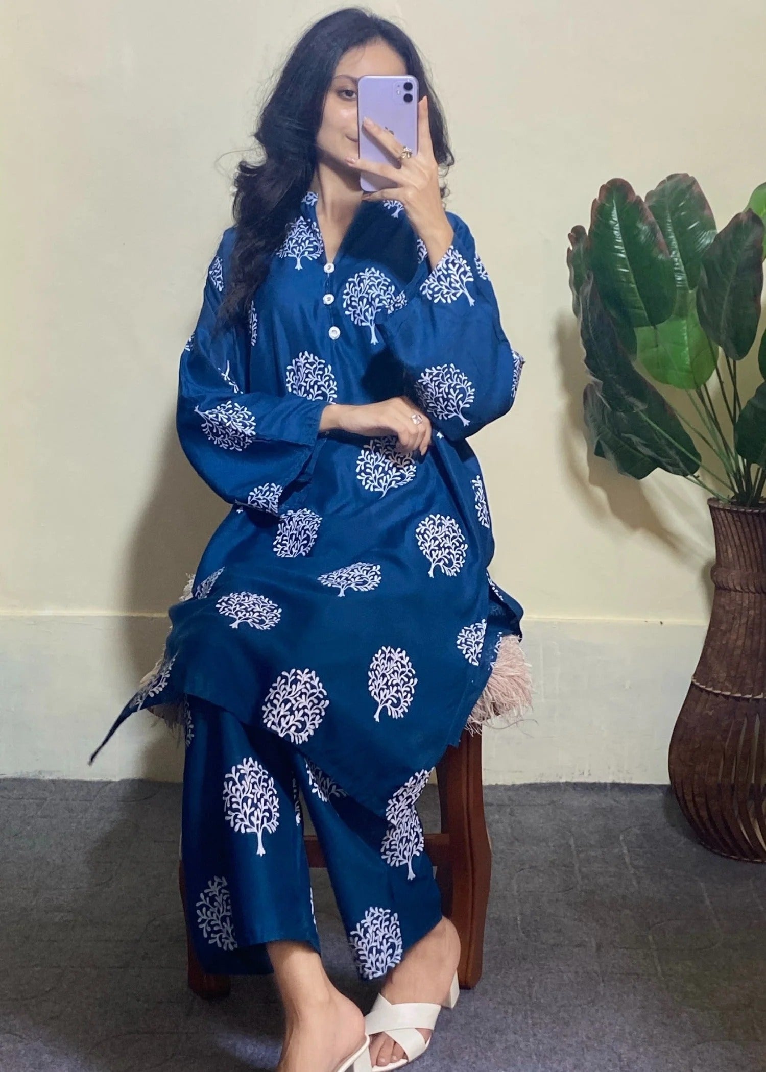 Chaudhary Arts Sapphire blue Women 2pcs