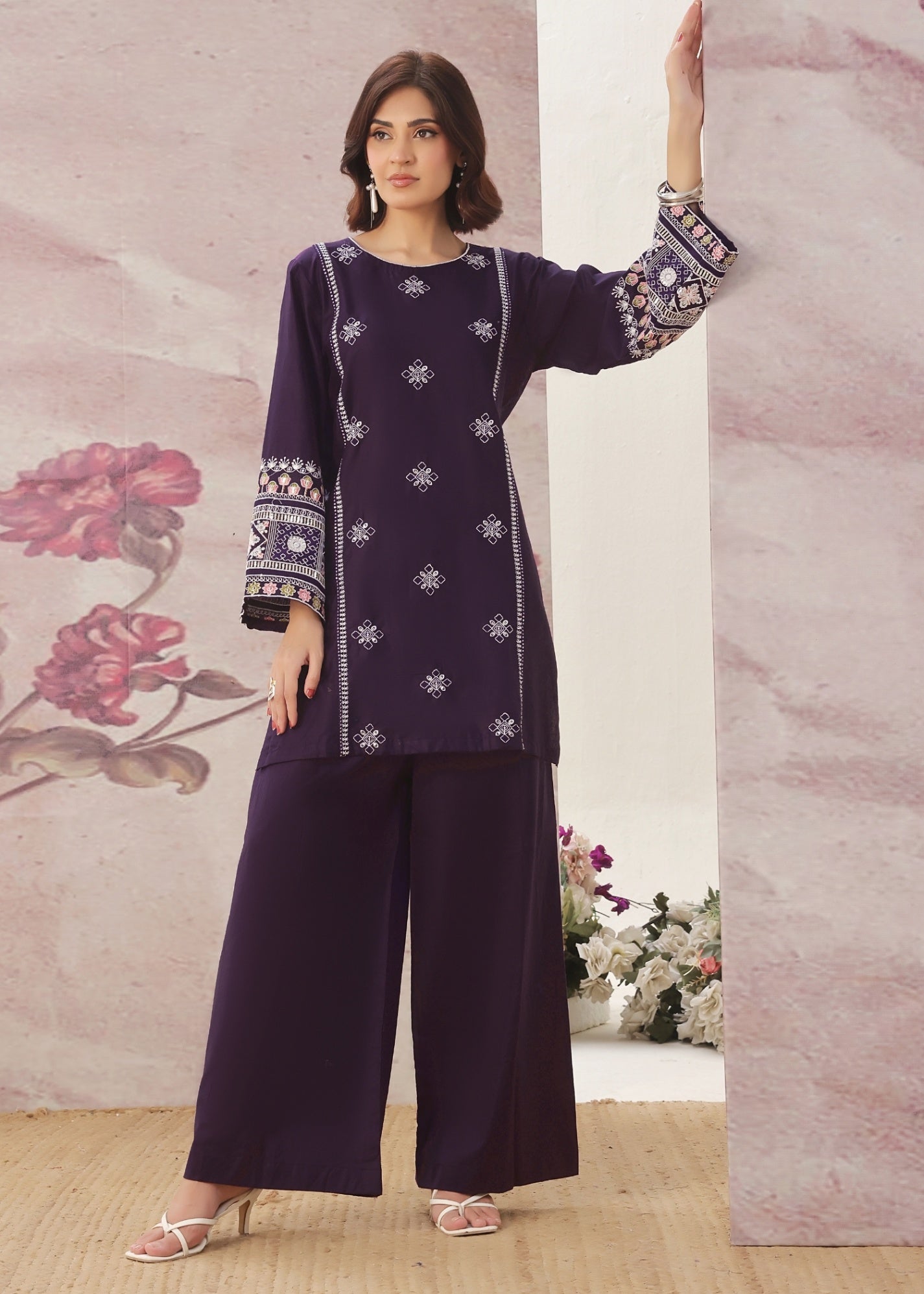 Ayra Pret Jugni Dark Purple Women 2pcs