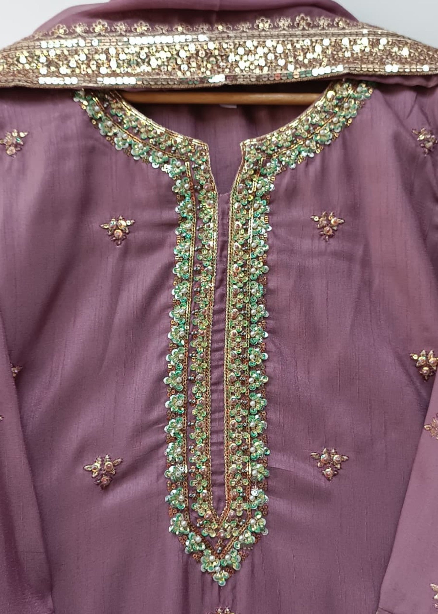 Lubana Store GULNAZ 2 MAUVE Women 3pcs