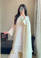 Four Season Boutique AABROOH CREAM WHITE Women 3pcs