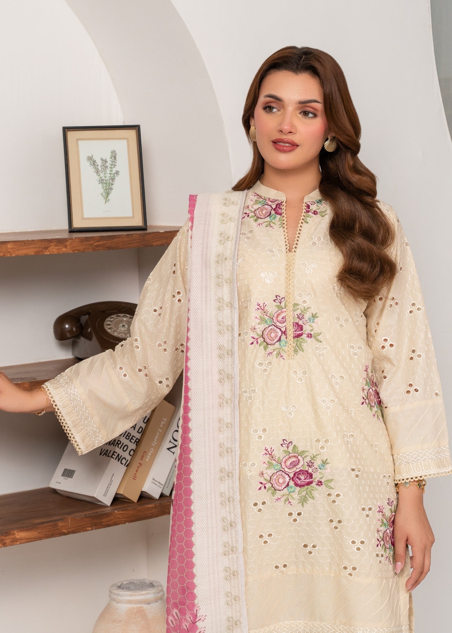 Sahibas By Mirza Devana Ivory Women 3pcs