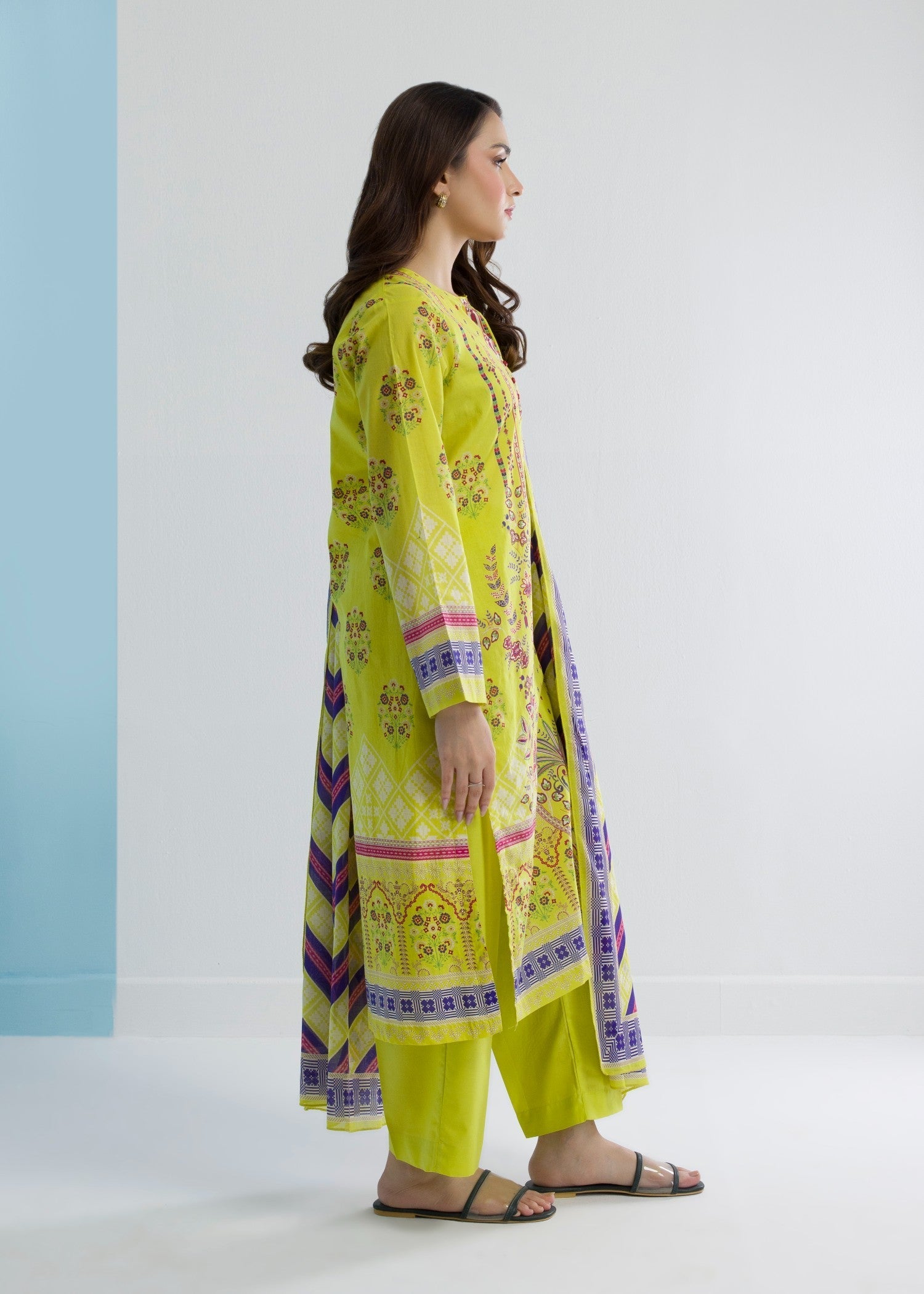 Zellbury WPS2532306 Yellow Green Women 3pcs