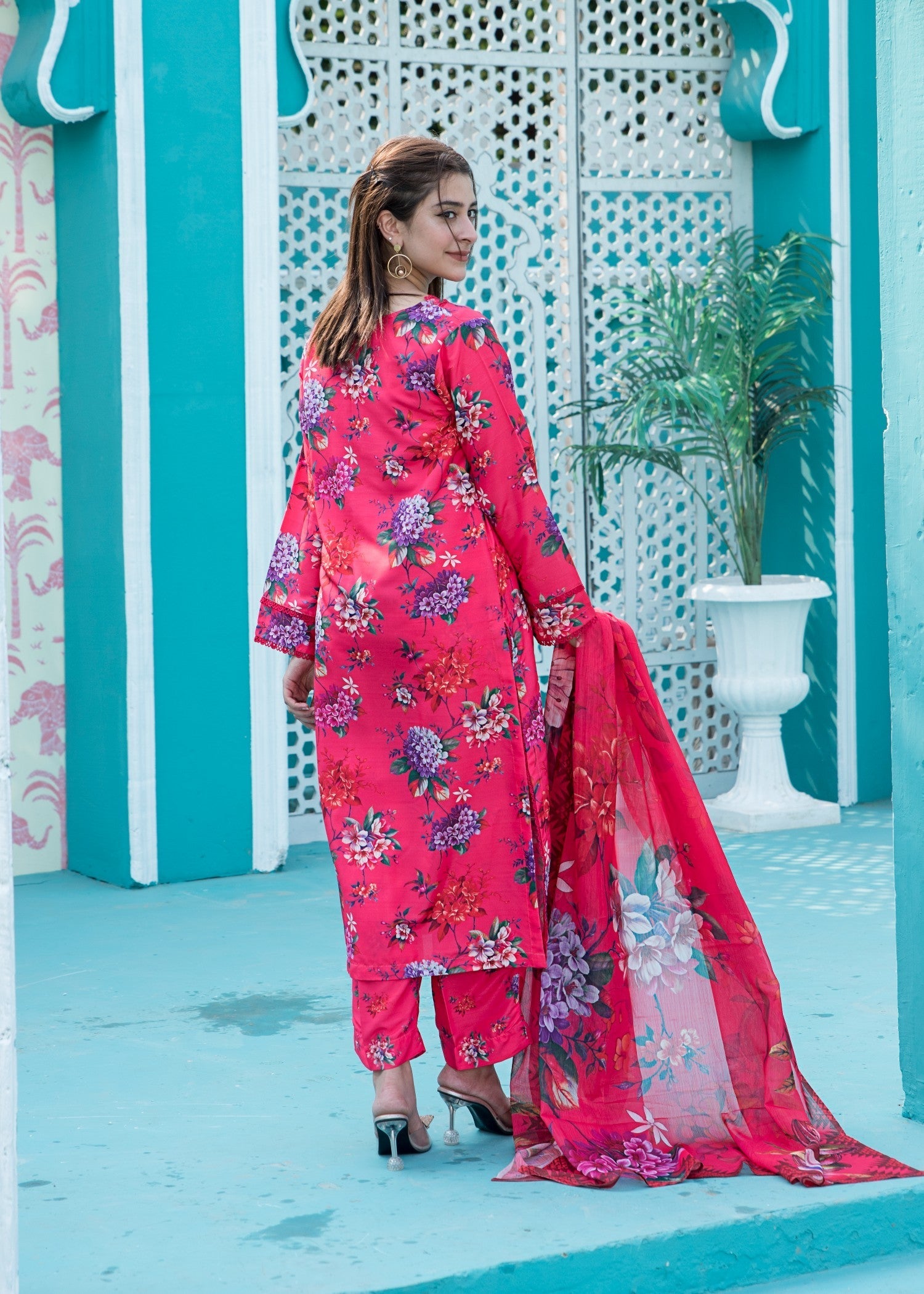 Yolo Pret Printed Arabic Silk Lawn FATAH F25 0014 Women 3pcs