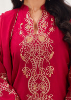 Sahibas By Mirza Elara Maroon Women 3pcs