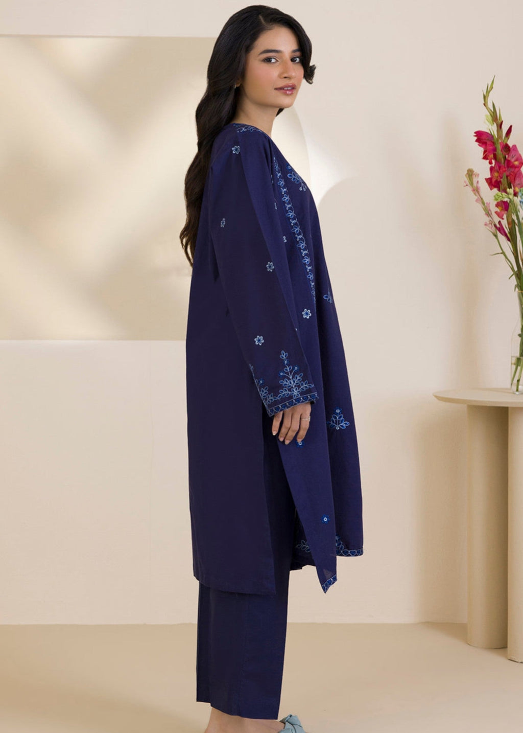 Zellbury WPS2522587 Navy Blue Women 2pcs