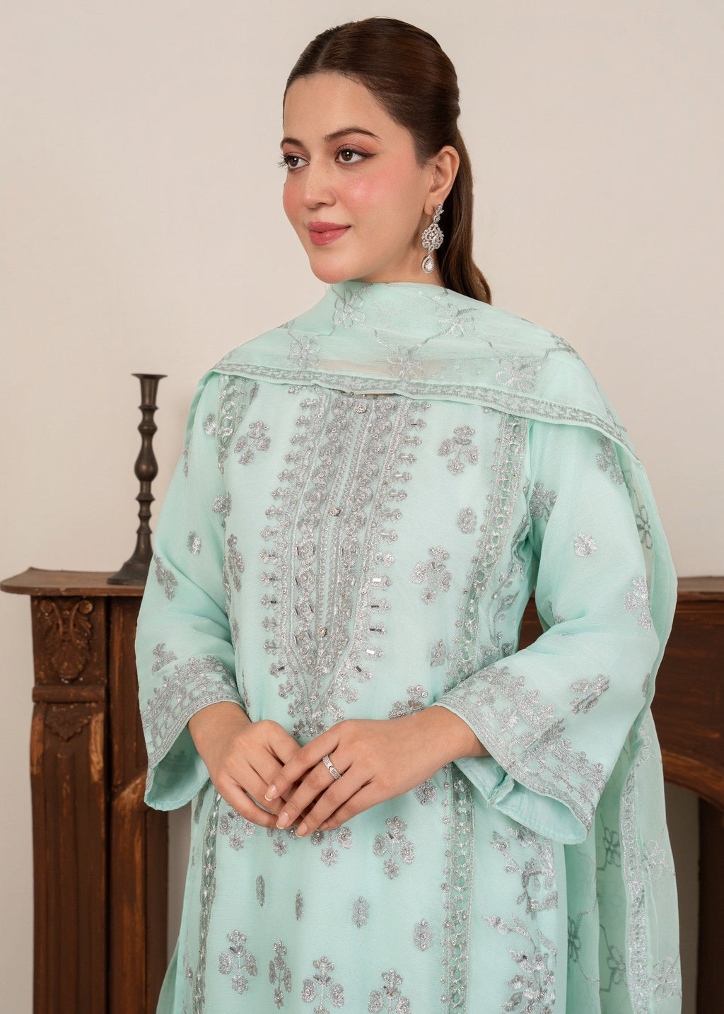 Four Season Boutique JUMMI 12 CHIFFON ICEBLUE Women 3pcs