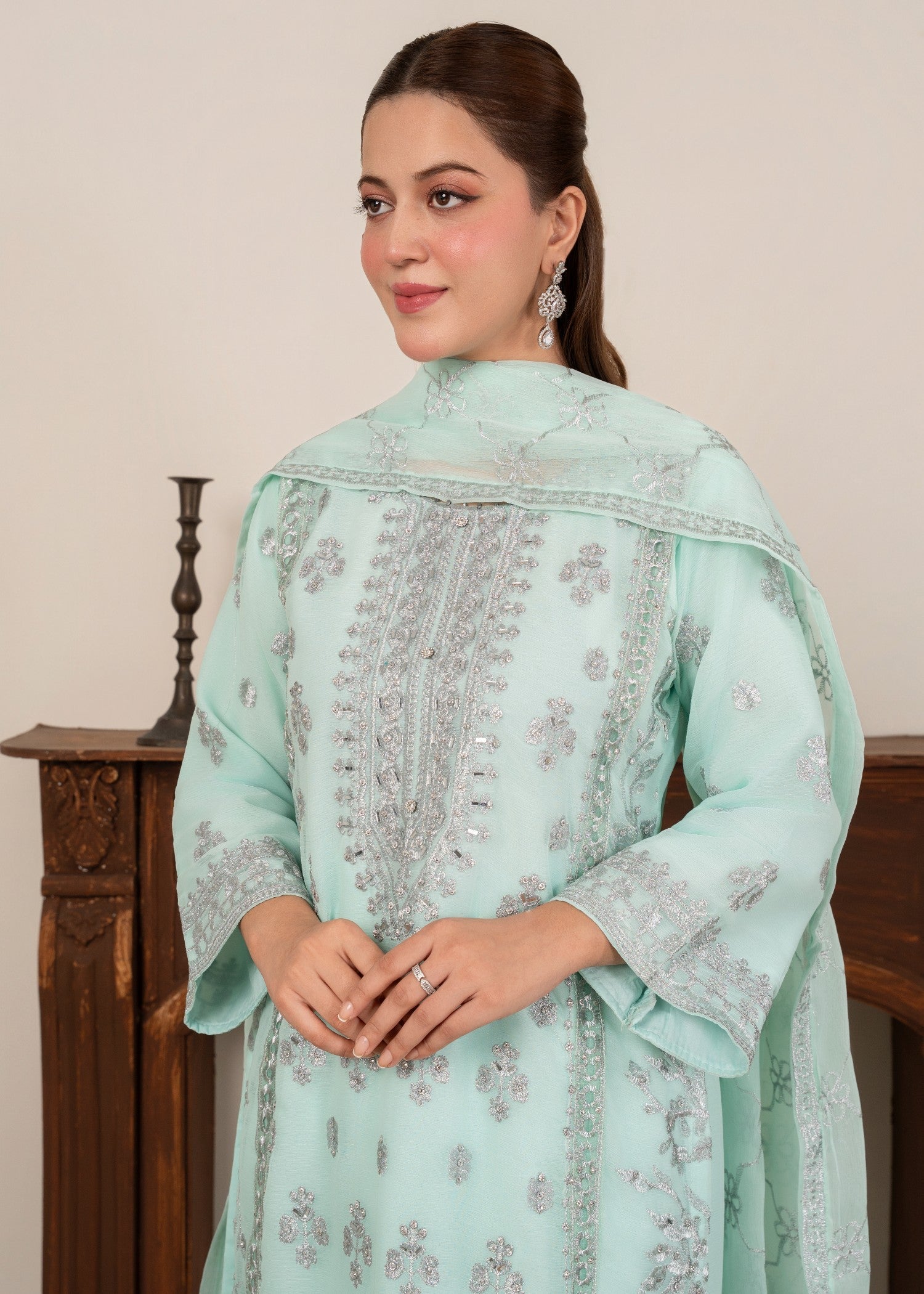 Four Season Boutique JUMMI 12 CHIFFON ICEBLUE Women 3pcs