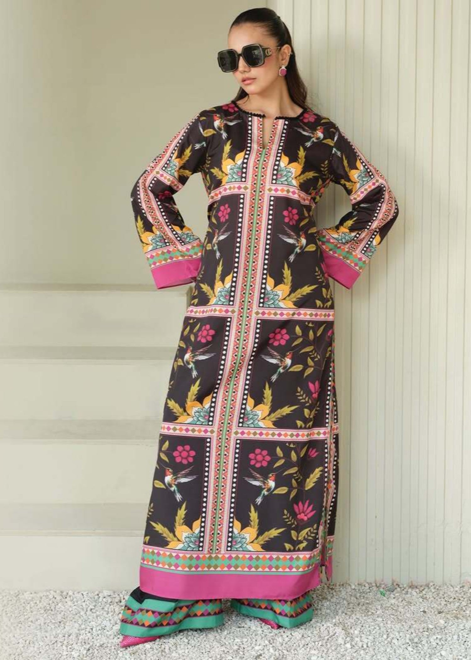 Tehzeeb Libas TABIR LONG CORD SET Women 2pcs