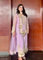 Khuda Baksh Creations S 125 Lavender Women 4pcs