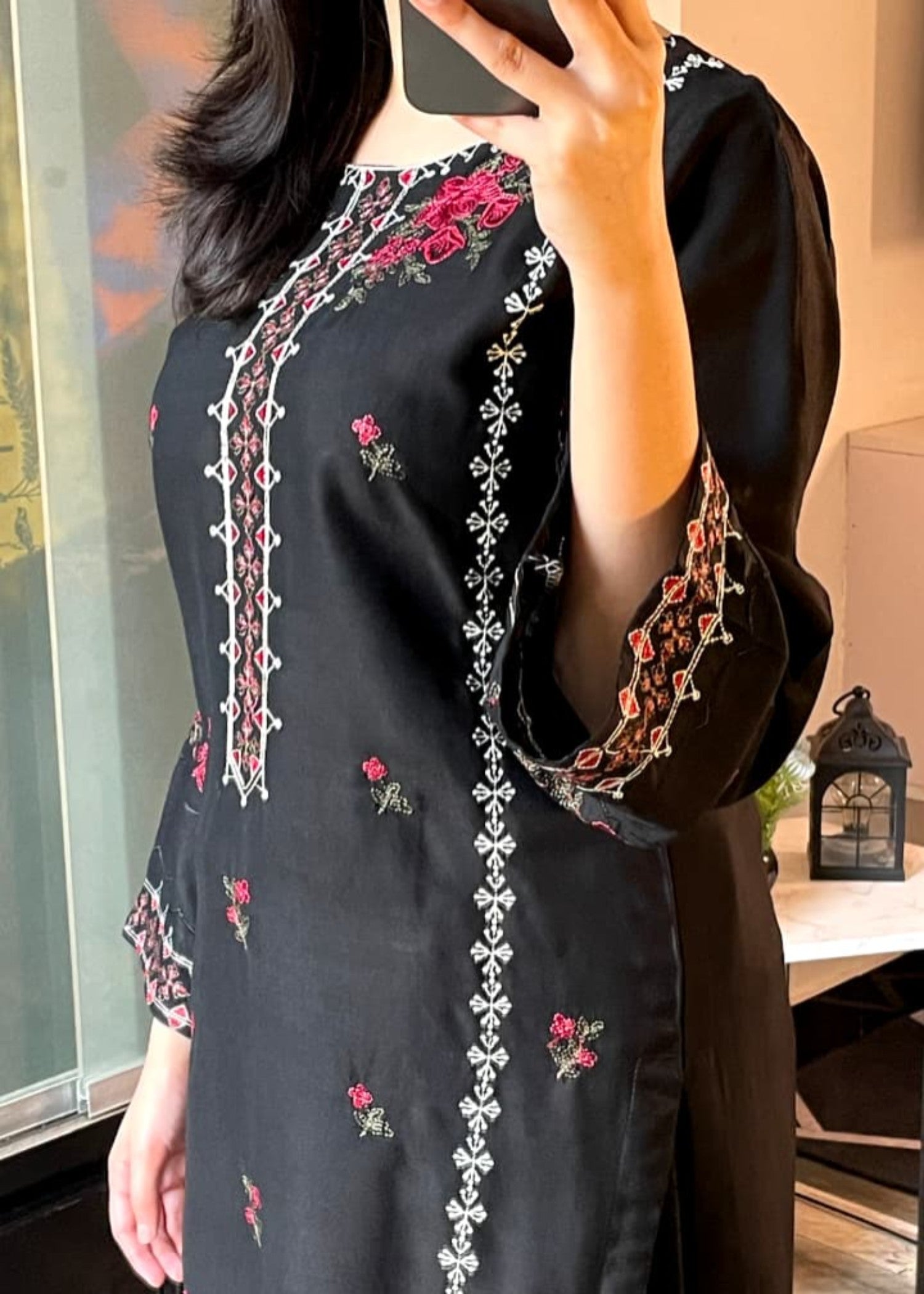 Tehzeeb Libas LUXURY EMBROIDER WITH FARSHI Women 2pcs