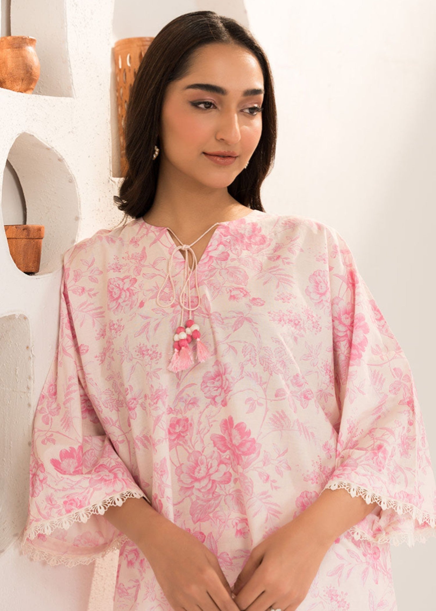 Cross Stitch PINK BLUSH 0125RTWPRTLWN0104 Women 2pcs