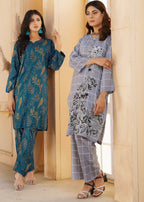 Hamna Kalim royal gray Women 2pcs