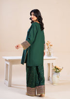 Zeenat & Zoha B GREEN Festive Women 3pcs