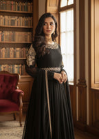 Pehnawa By Bin Akram’s Blissful Black | Chiffon Maxi Women 3pcs