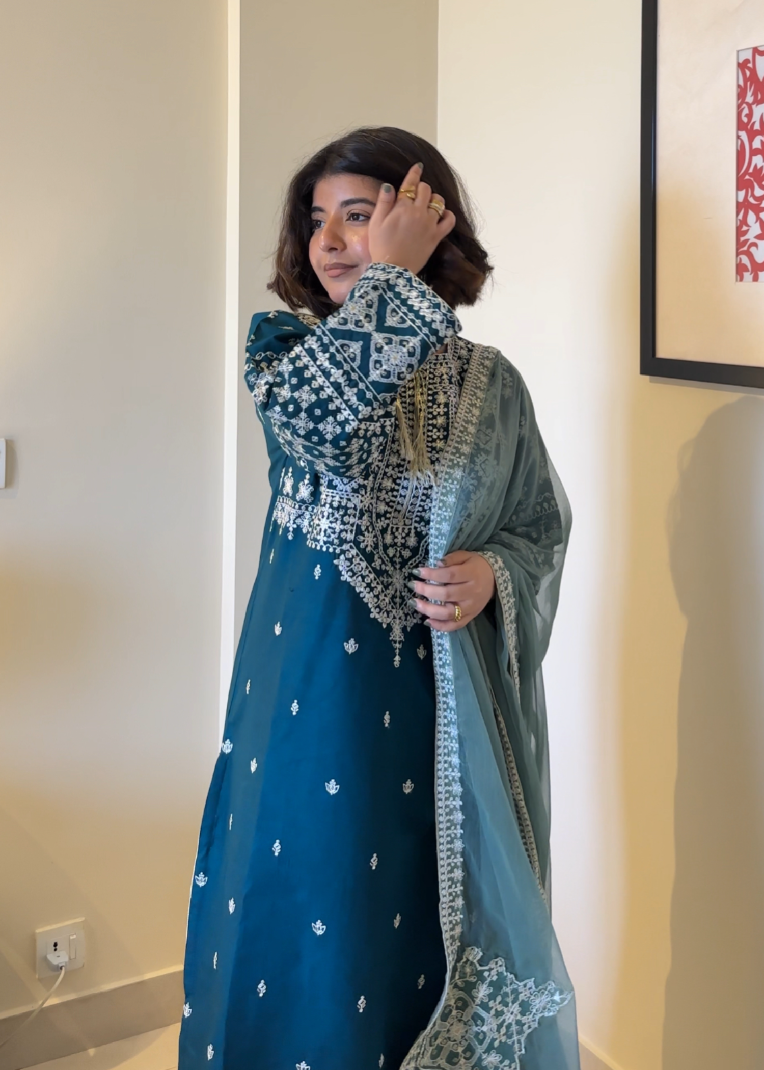 Chaudhary Arts Arzu Embroidered Cotton Lawn Women 3pcs