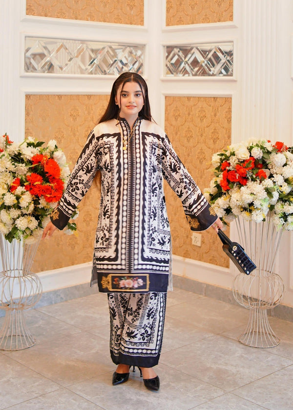 Midway Arts BLACK BEIGN coord Women 2pcs