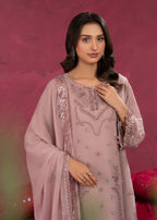 Four Season Boutique ZOBIA GHARARA LAVENDER Women 3pcs