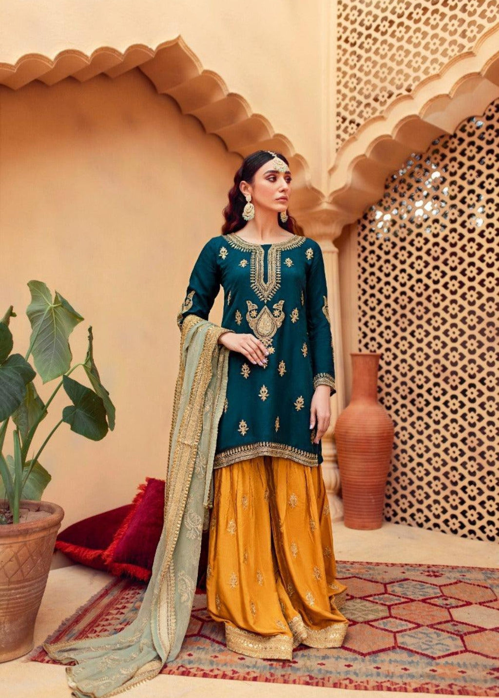 Akhrot Clothing Dilkash Women 3pcs