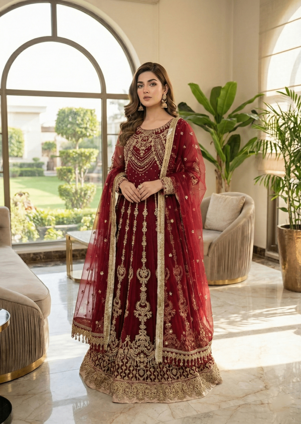 Diara Couture MAHA US 611 MAROON Women 3pcs