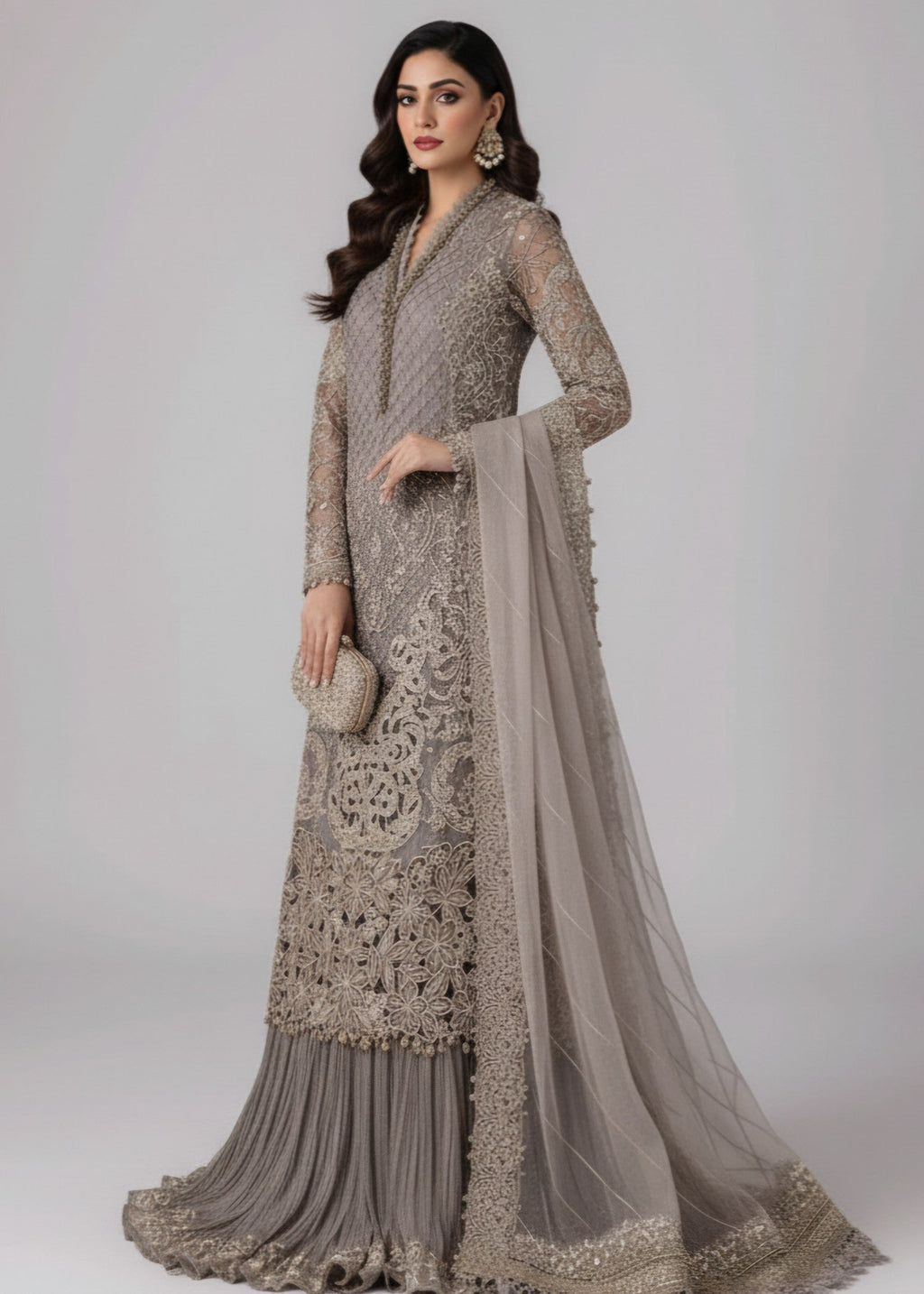 Malhaar MAL AL 4232 WED V1 25 Women 3pcs