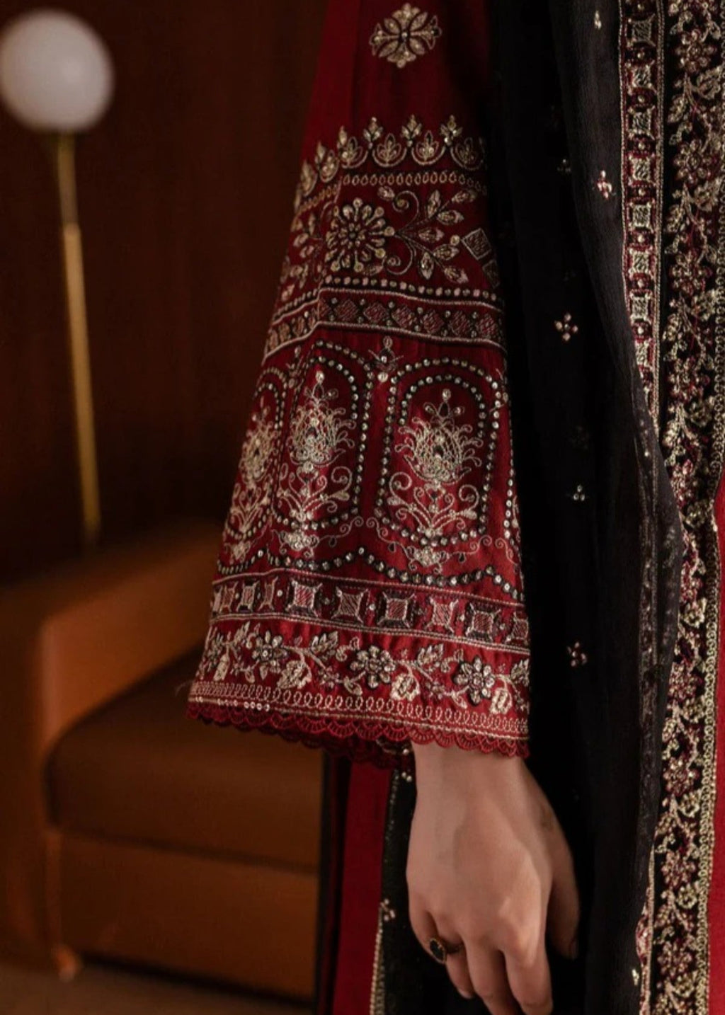 Chaudhary Arts Laal pari Embroidered Women 3pcs