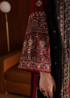 Chaudhary Arts Laal pari Embroidered Women 3pcs