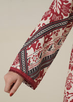 Aroshlay Linen Dress 1 | Unstitched Women 3pcs