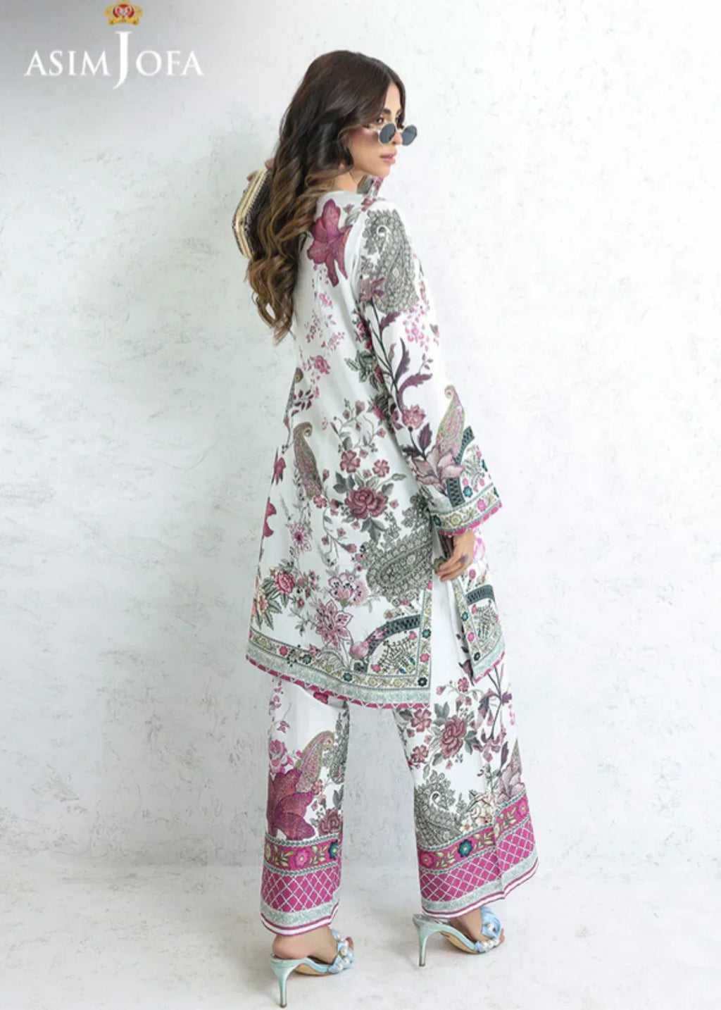 Asim Jofa AJPB 216 PRINTED CAMBRIC STITCHED Women 2pcs