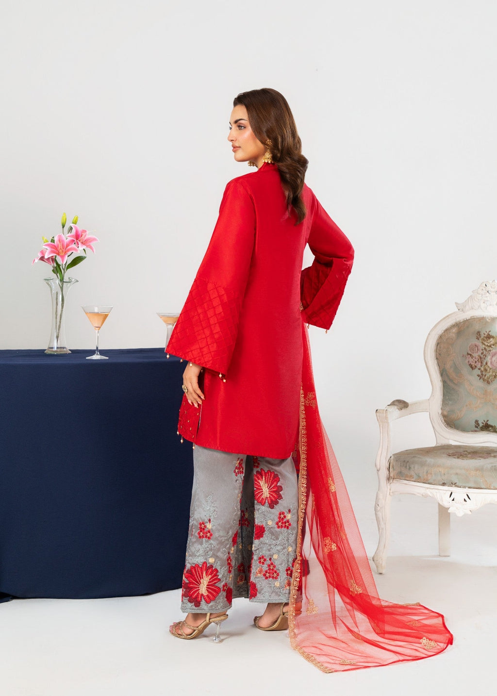 Kamli Kurta Set 02 Women 3pcs