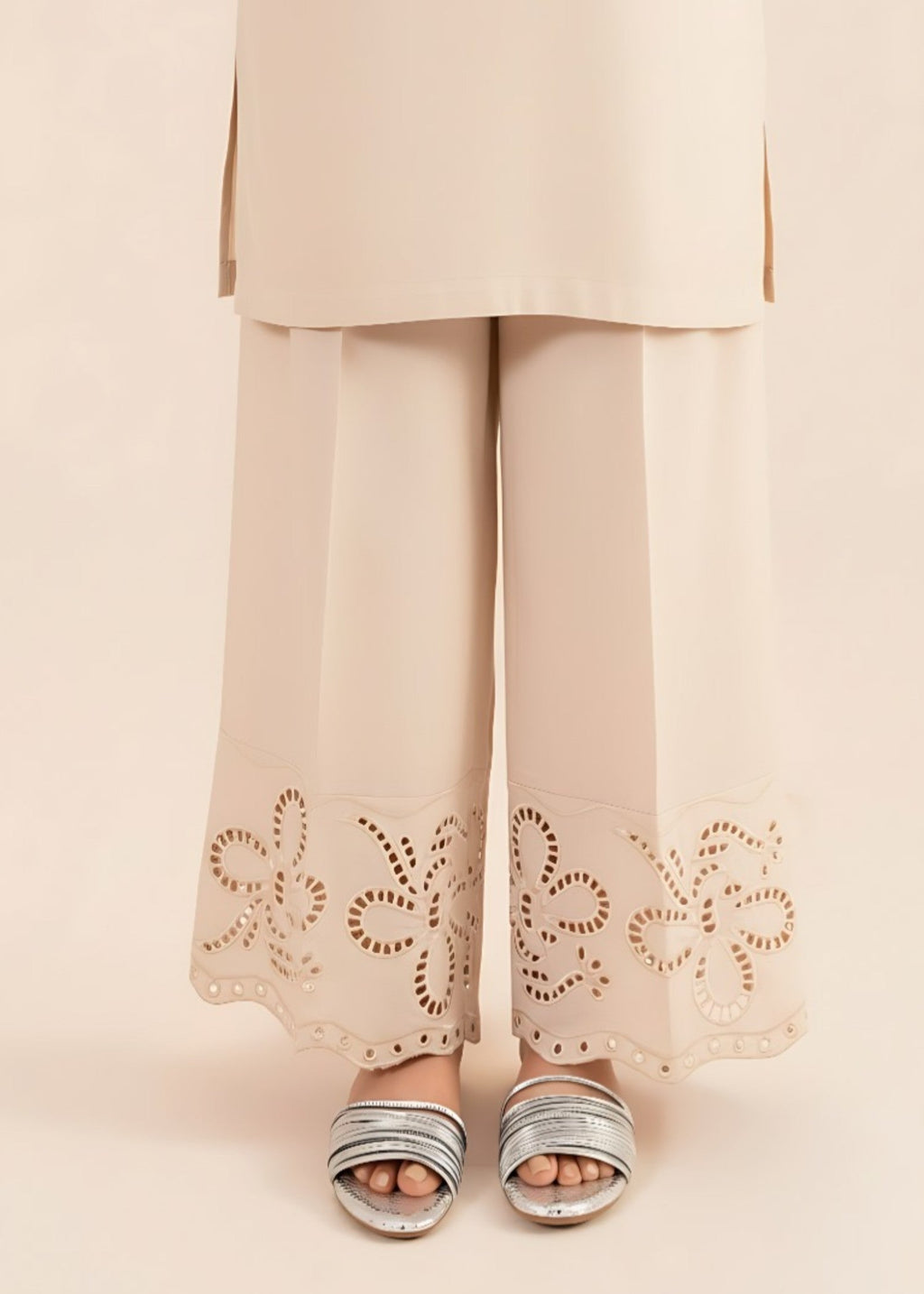 Sahibas By Mirza Amla Beige Women 2pcs