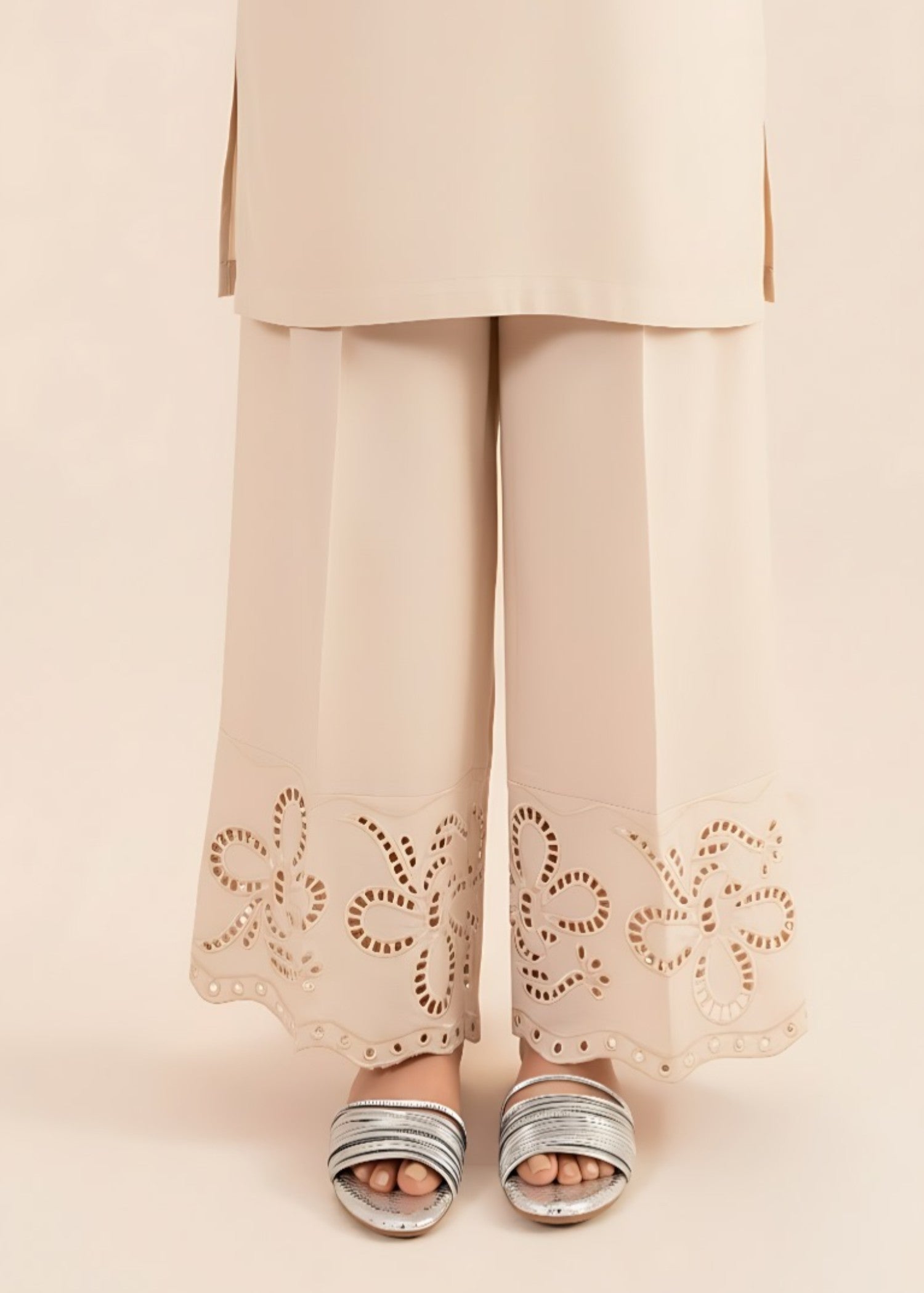 Sahibas By Mirza Amla Beige Women 2pcs