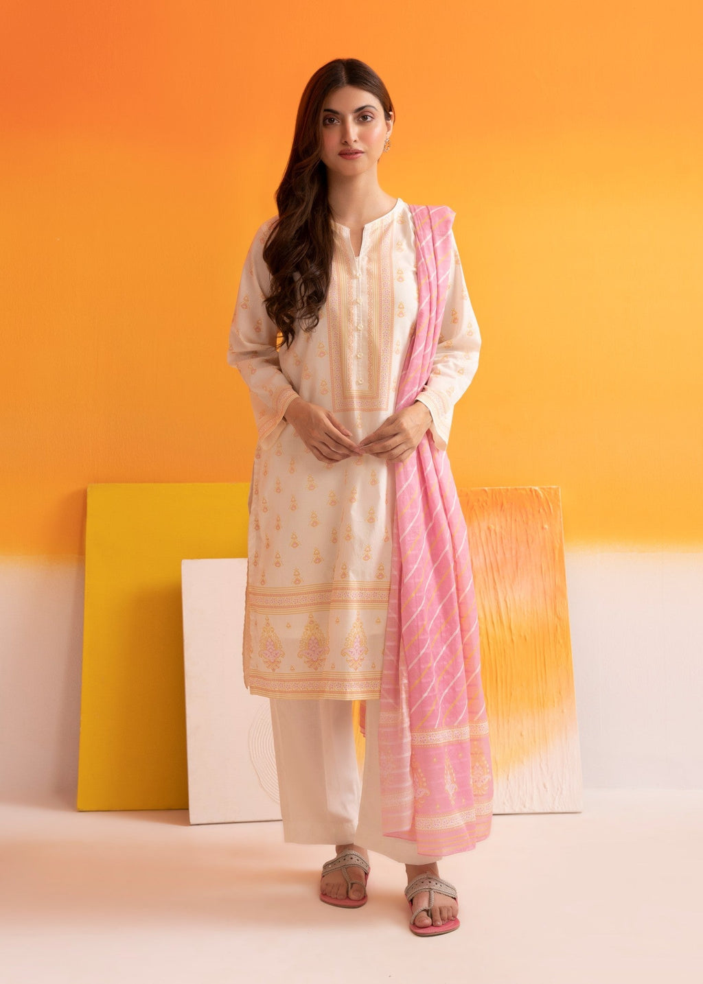 Zellbury WPS2532052 Cream Women 3pcs